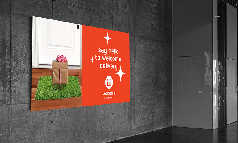 Welcome Delivery - My project for course: Contemporary Brand Identity: Using Verbal and Visual Branding 21