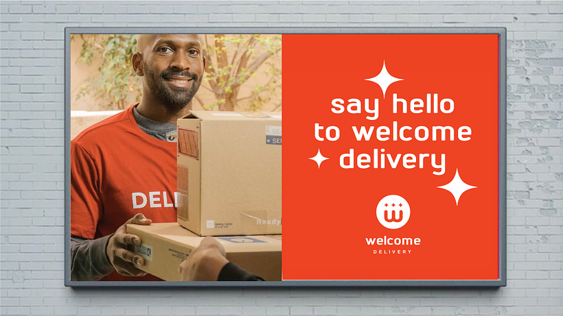 Welcome Delivery - My project for course: Contemporary Brand Identity: Using Verbal and Visual Branding 22