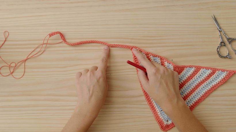 Teje una bandada de Crochet diseñada por Susimiu paso a paso