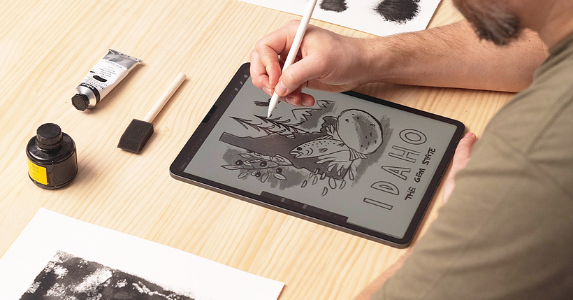 Los pinceles de textura pueden usarse para que tus obras parezcan “menos digitales” o “menos informatizadas”, haciendo que lo