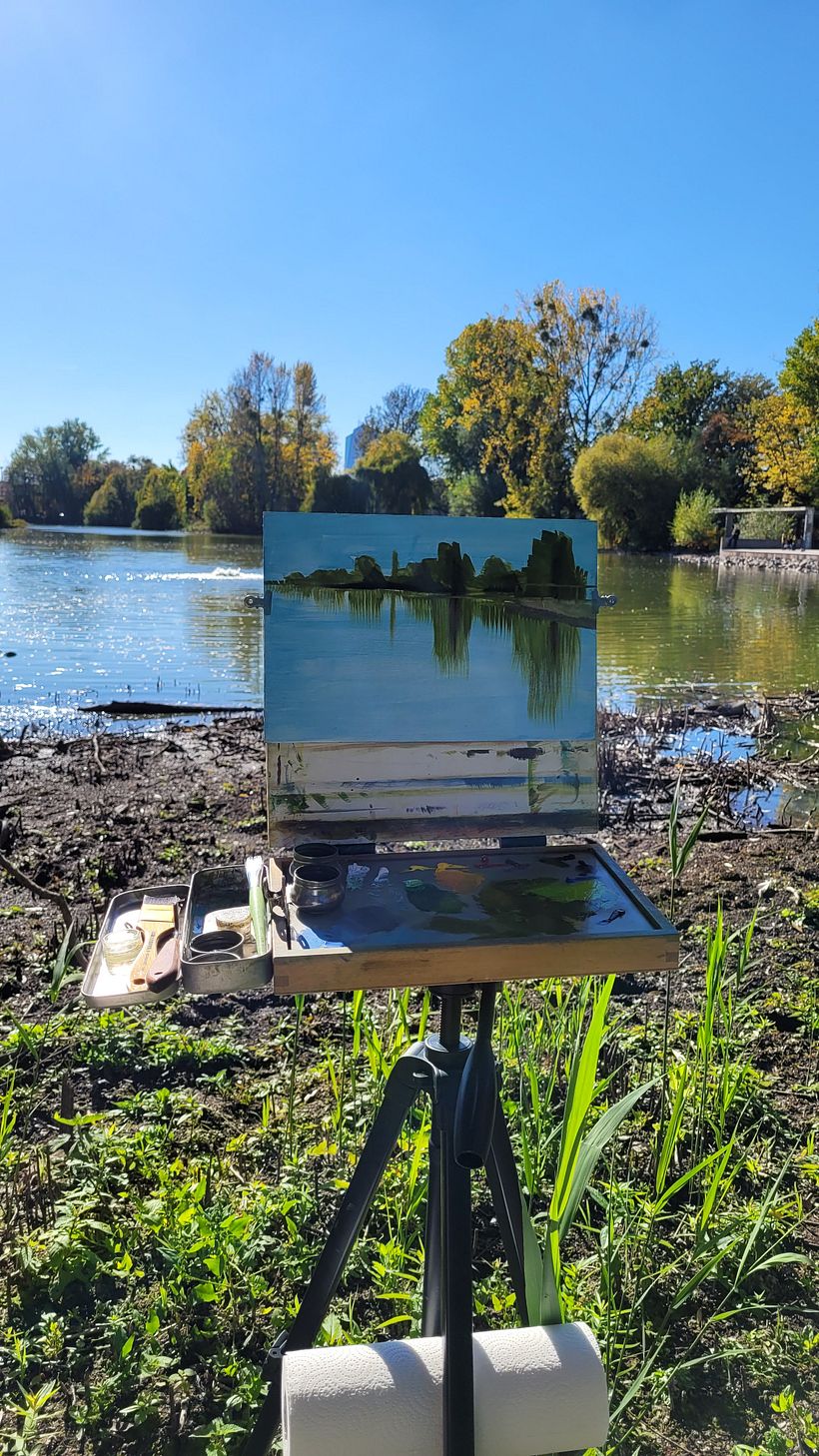 Mein Abschlussprojekt für den Kurs: Pleinairmalerei in Öl für Anfänger: Malen unter freiem Himmel - Bellas Artes