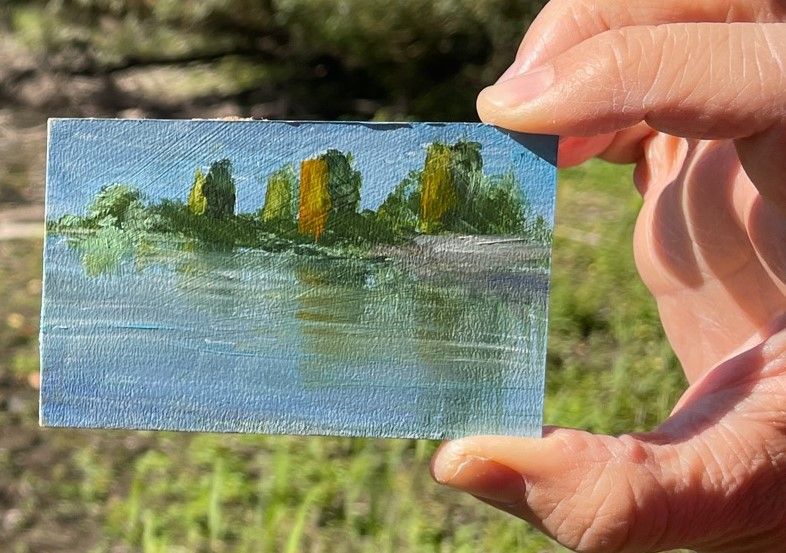 Mein Abschlussprojekt für den Kurs: Pleinairmalerei in Öl für Anfänger: Malen unter freiem Himmel - Bellas Artes