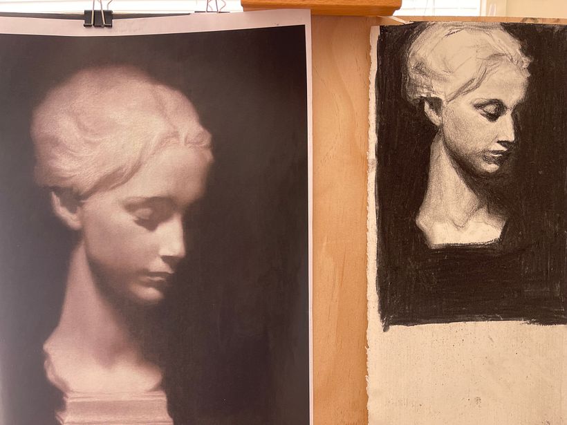 Charcoal sketch