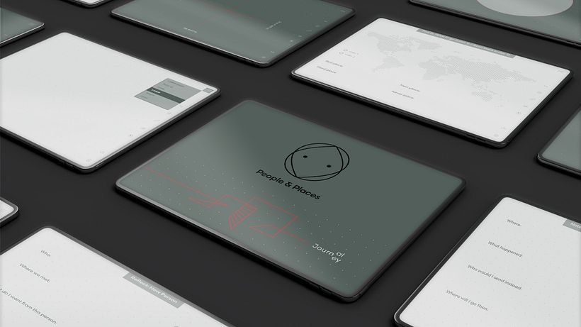 My final project, People & Places, for course: Artistic Resources for Powerful Branding Design 9