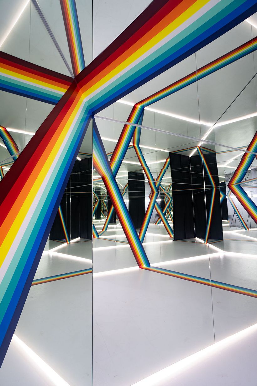 Installation by Stefan Busch/Infra and Thomas Meißner