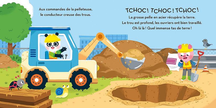 Une journée sur le chantier 5