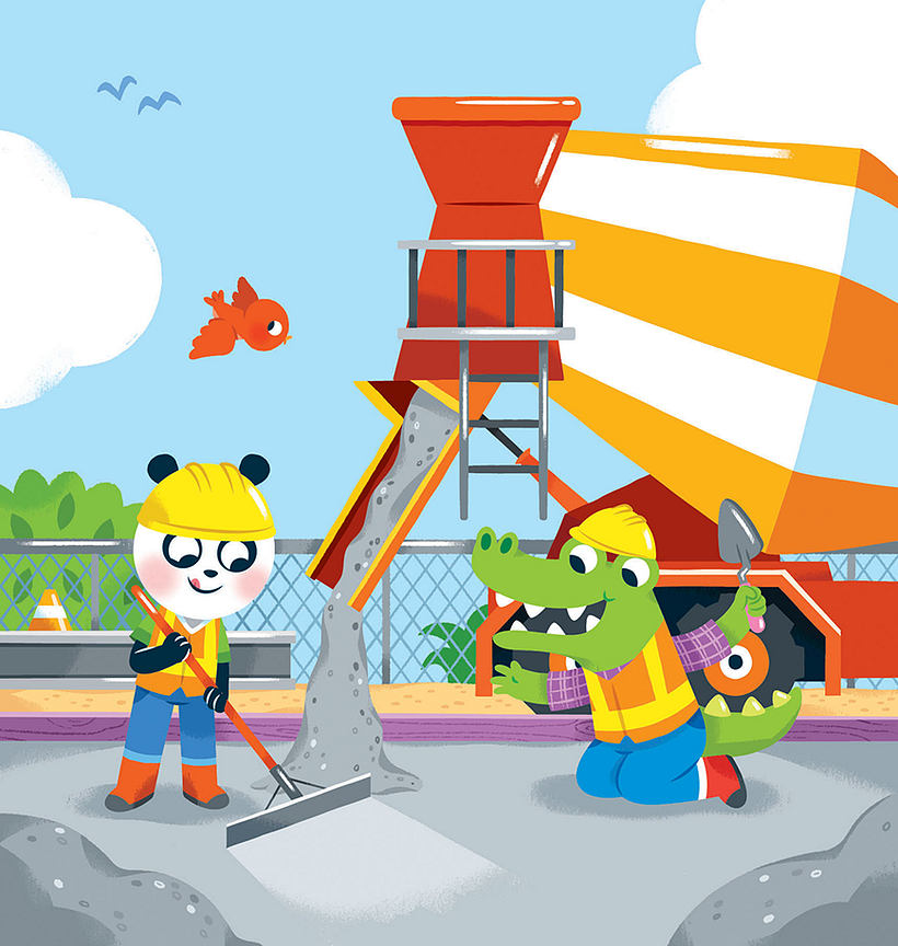 Une journée sur le chantier 4