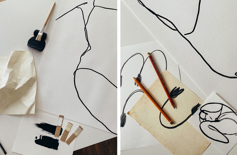 These two ink drawings will be on my Reels videos soon too! Stay tuned!