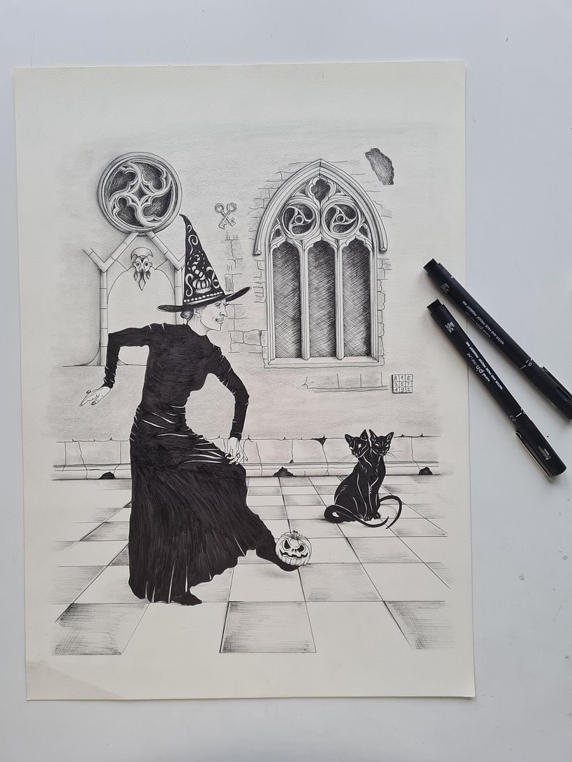 My project for course: Fairy-Tale Illustration with Pen and Ink 5