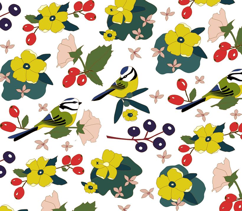 My project for course: Floral Illustration and Pattern Design 6