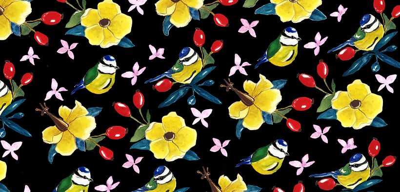 My project for course: Floral Illustration and Pattern Design 2
