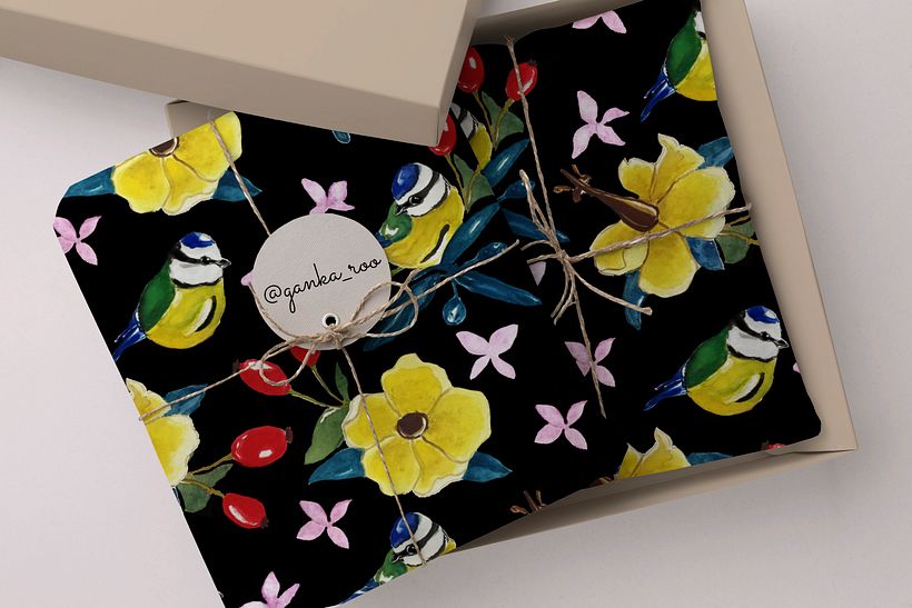 My project for course: Floral Illustration and Pattern Design 3