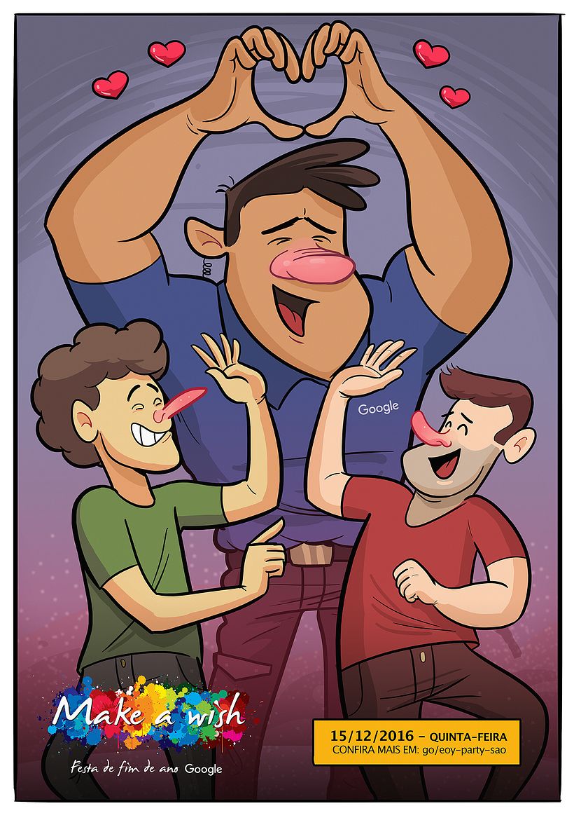 Google Poster - Evite Brigas 