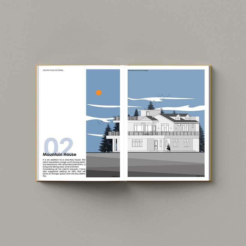 3D-collage van de buitenkant