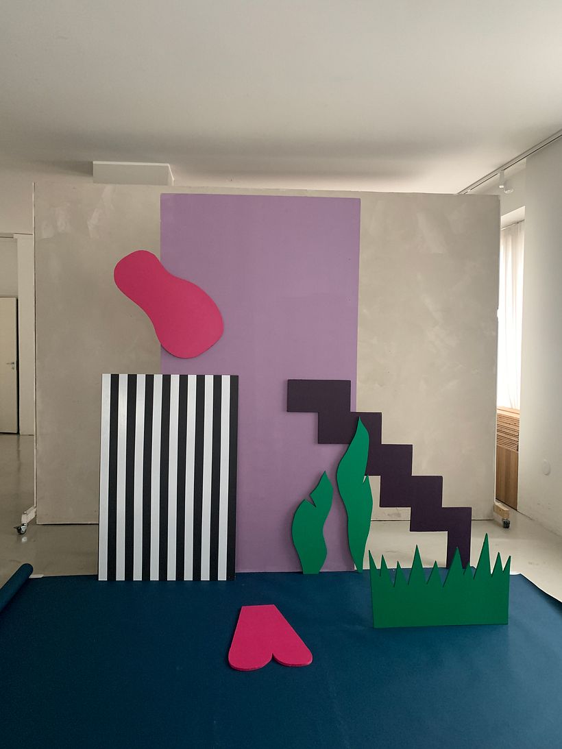 Installation for a photoshoot 1