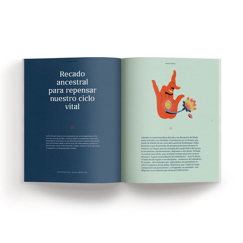 Igualmente me encargaron ilustrar 4 íconos para acompañar algunos textos que hablan sobre la muerte en diferentes culturas.