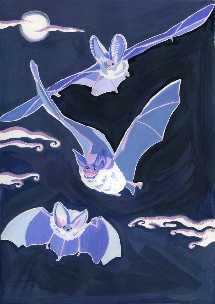 My project for course: Painting a Wildlife Scene with Gouache 2