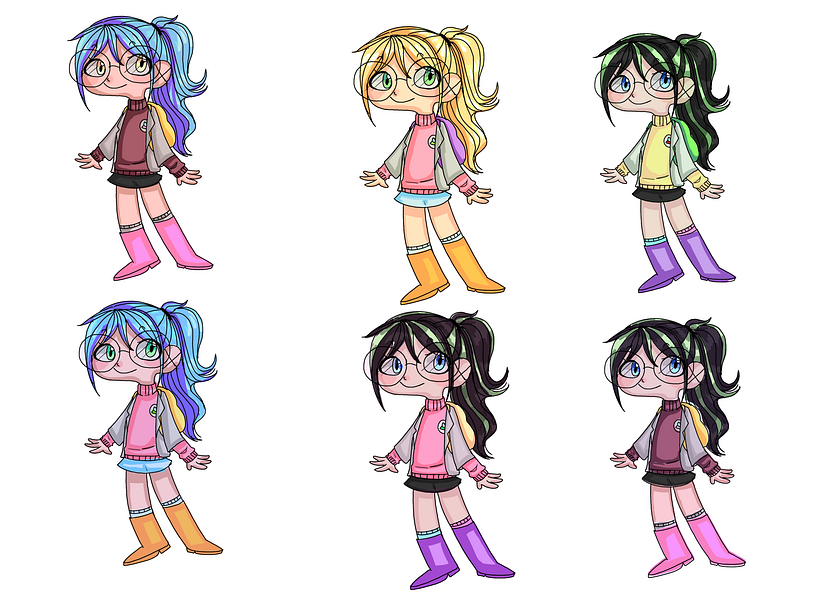 Meu projeto do curso: Design de personagens para animação com Photoshop 2