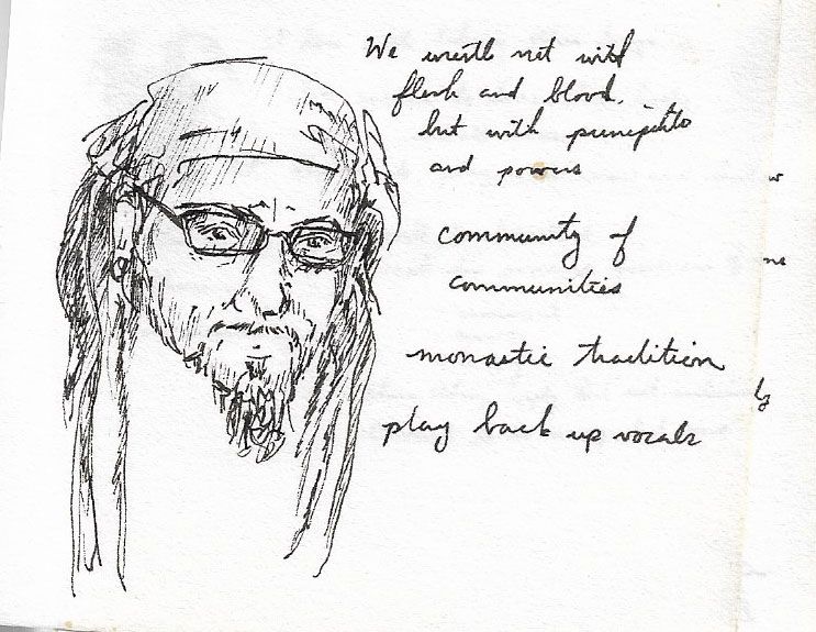 we will wrestle not with flesh and blood but with principles and powers