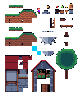 Mi proyecto del curso: Creación de escenarios pixel art para videojuegos :] 4
