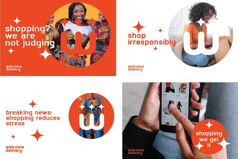 Welcome Delivery - My project for course: Contemporary Brand Identity: Using Verbal and Visual Branding 12