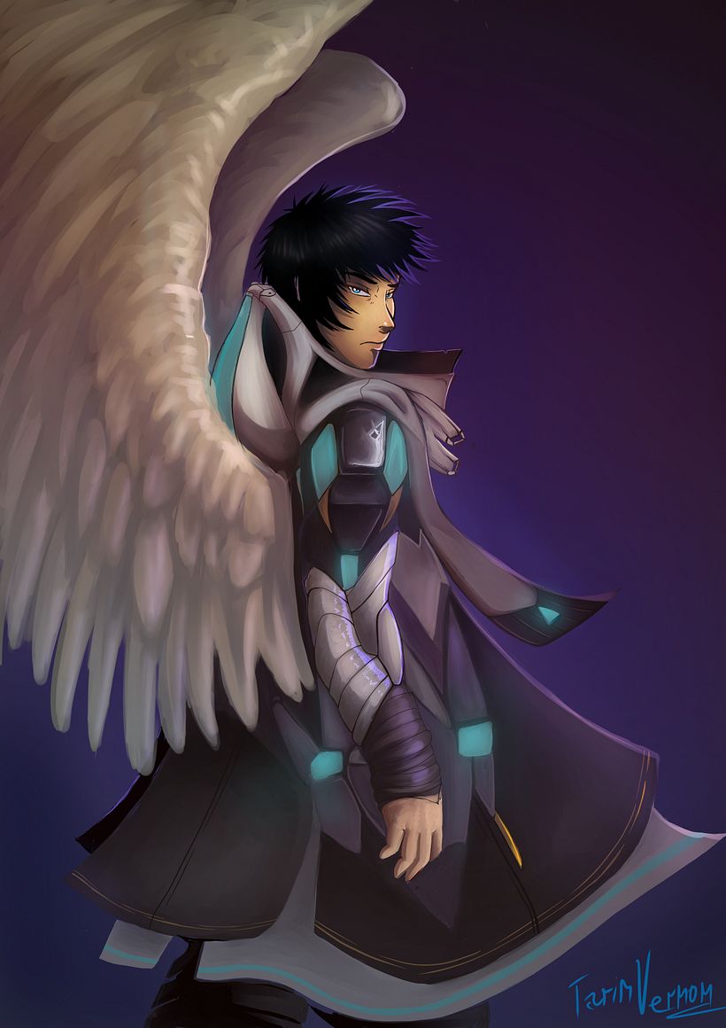 Trying digital. Theres so much to change here that could make it look better.