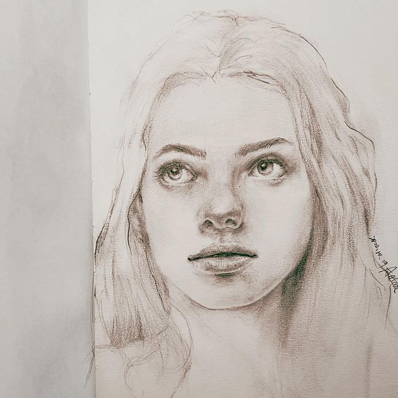 My project for course: Portrait Sketchbooking: Explore the Human Face 2