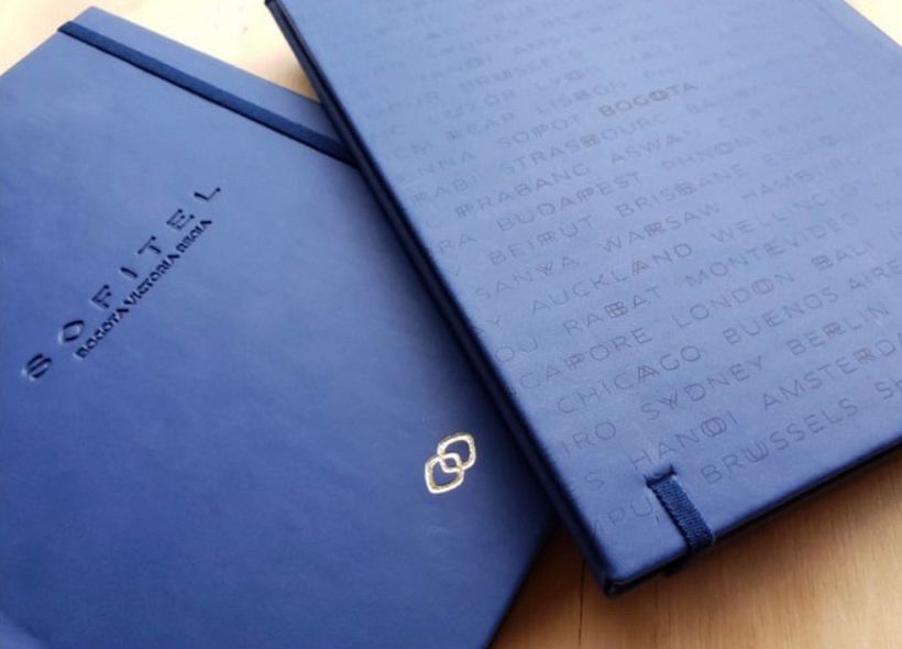 Serigrafía en la contratapa