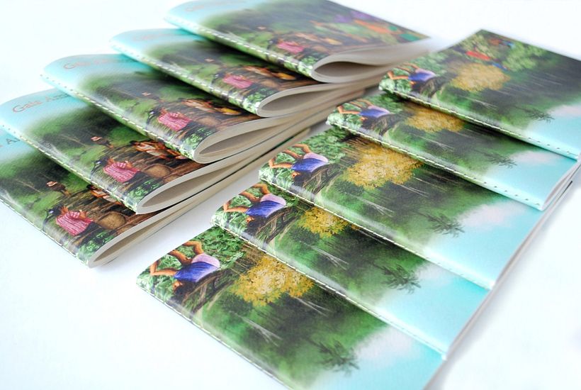 Gaia Amazonas. Encuadernación y serigrafía manual. 2