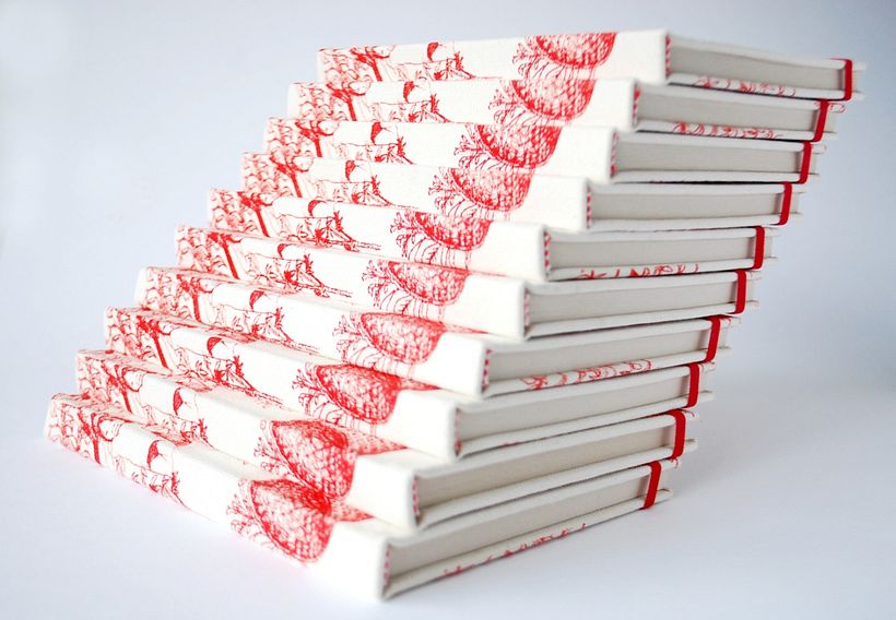 Gaia Amazonas. Encuadernación y serigrafía manual. 3