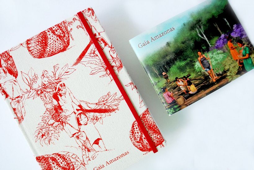 Gaia Amazonas. Encuadernación y serigrafía manual. 5