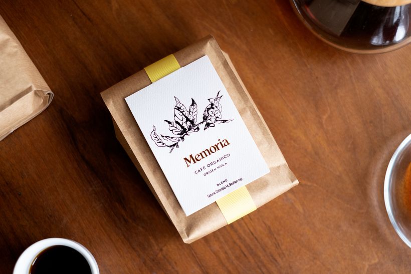 Café Memoria. Packaging 1