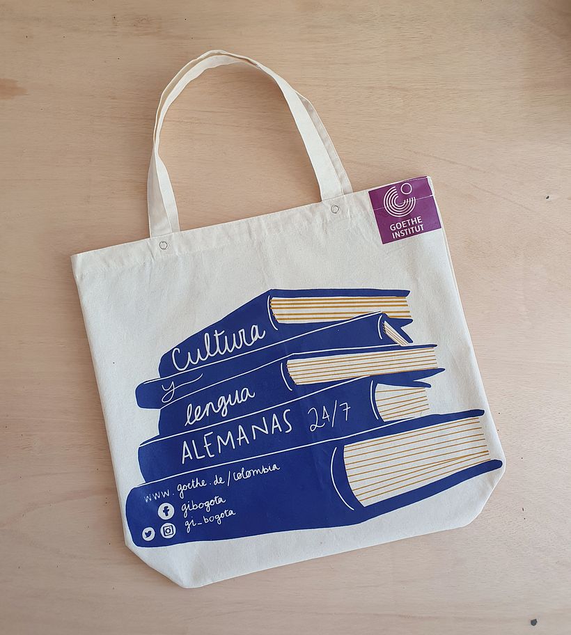 Goethe Institut. Totebags 1