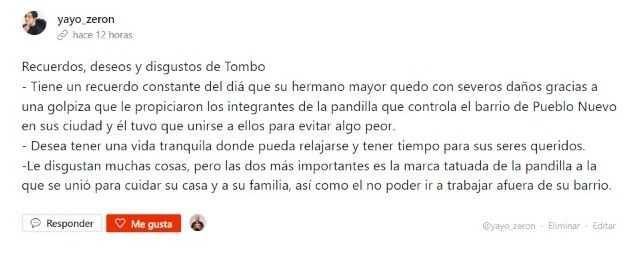 Tombo nació en este ejercicio.