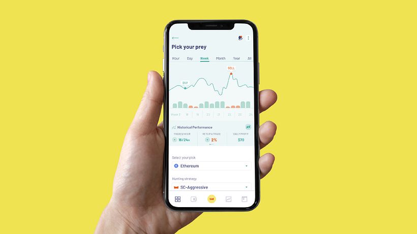 UX and UI design for the Stockcroc App