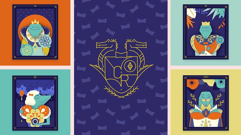 The extensive collection of NFTs, named Croc Royale.