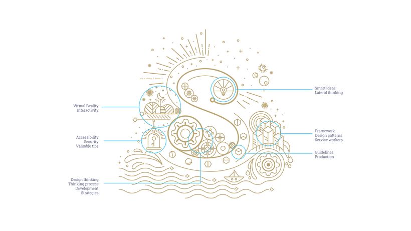 The illustration of the cover explained