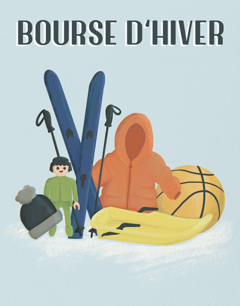 Mon projet du cours : Illustration numérique de style rétro sur Procreate - Ilustrație tradițională