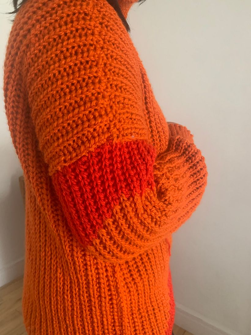 Meu projeto do curso: Crochê: crie roupas com apenas uma agulha 4