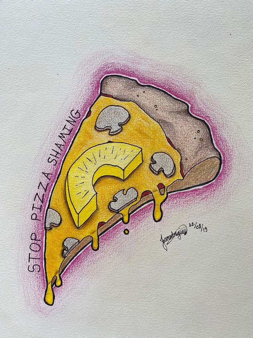 For this project I decided to rework an old drawing I've made for fun that would match the vibes of the class.