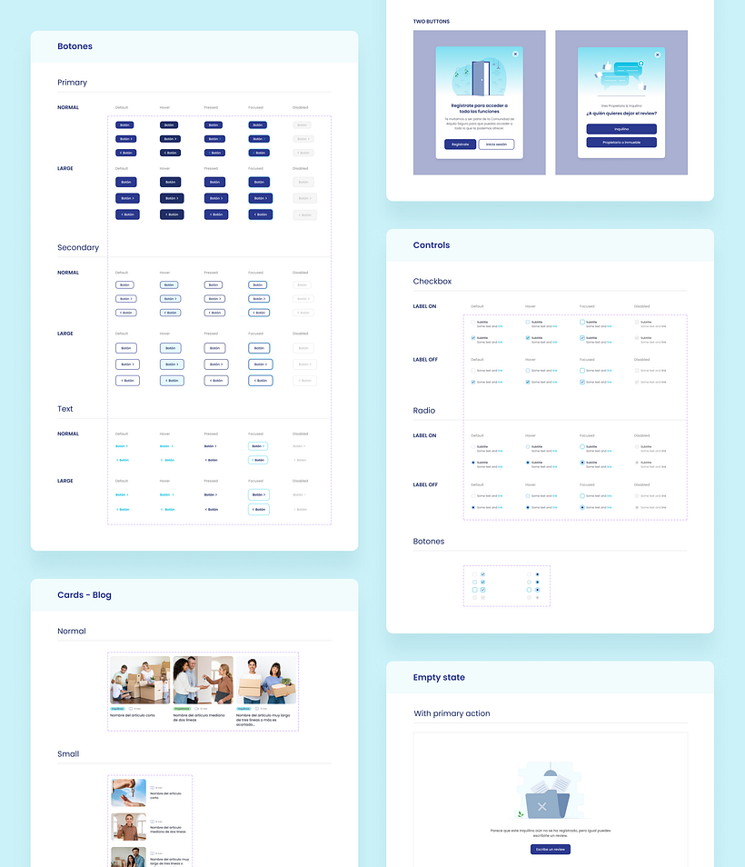 Mi proyecto del curso: Introducción a Design Systems con Figma - UX / UI
