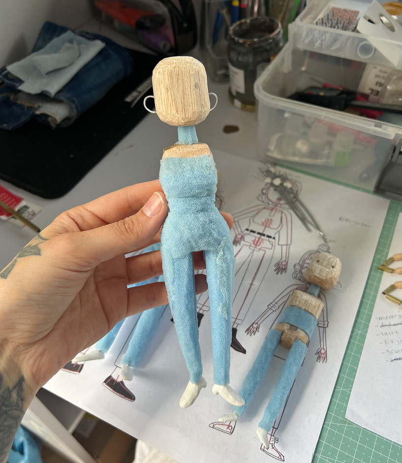'The Nuffolks' A Tiny Puppet Family 8