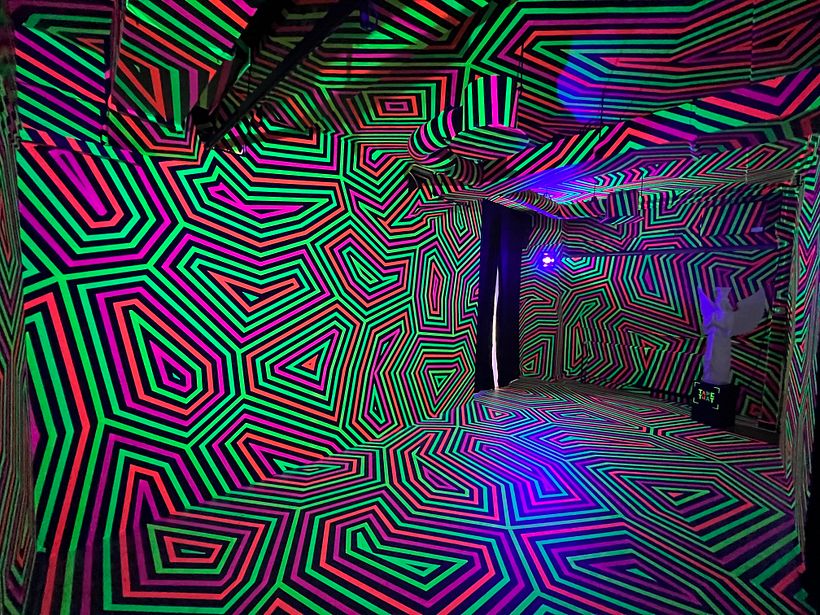 Tape Art Installation by Adrian Dittert