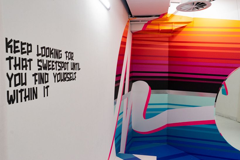 Tape Art Installation by Stephan Meißner