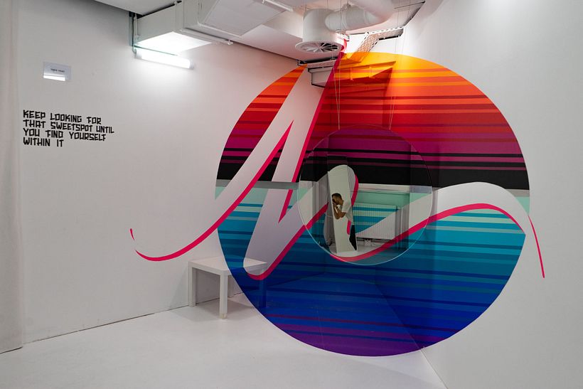 Tape Art Installation by Stephan Meißner