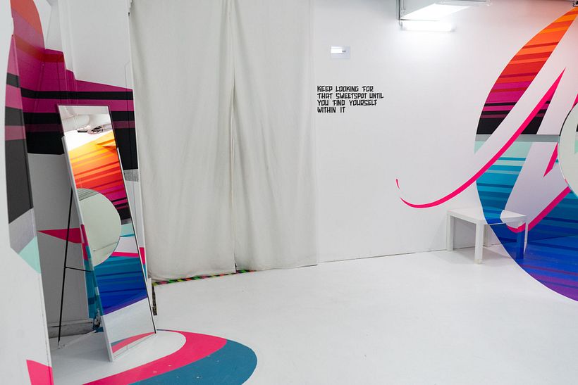 Tape Art Installation by Stephan Meißner