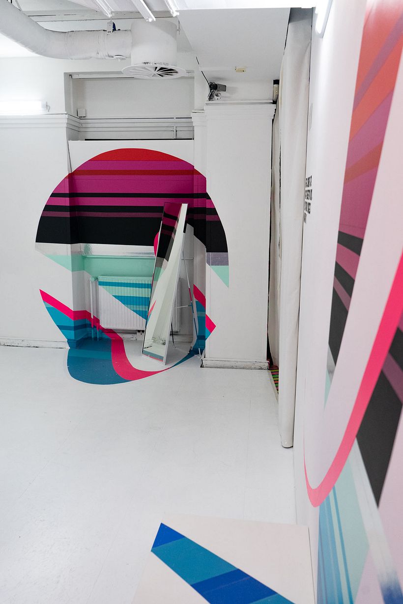 Tape Art Installation by Stephan Meißner