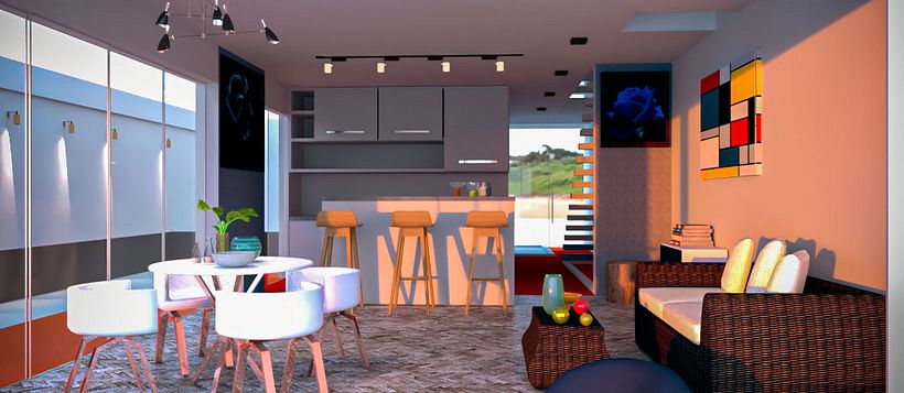 Mi proyecto del curso: Render de interiores con SketchUp y V-Ray Next 1