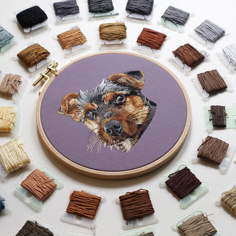 Eva's finished portrait