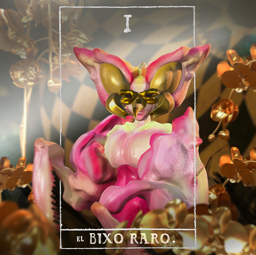 El Bixo Raro. 3D character creation. 10